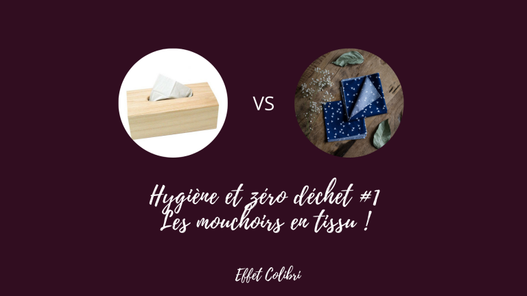 Le zéro déchet VS l&rsquo;hygiène : les mouchoirs en tissu