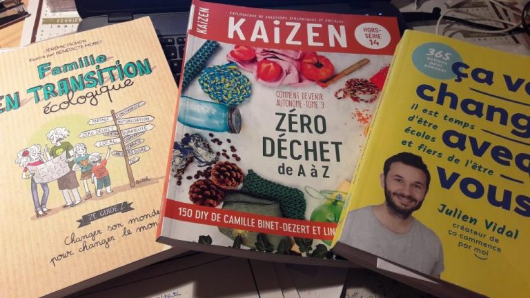 Les livres de ma démarche zéro déchet / écolo