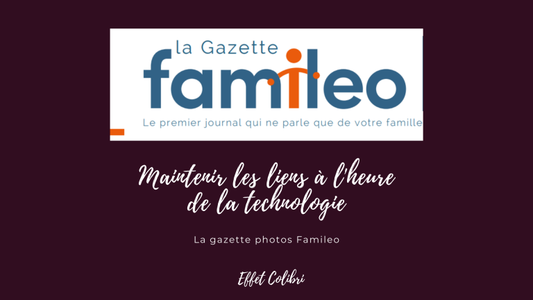 Maintenir les liens familiaux grâce aux gazettes photos