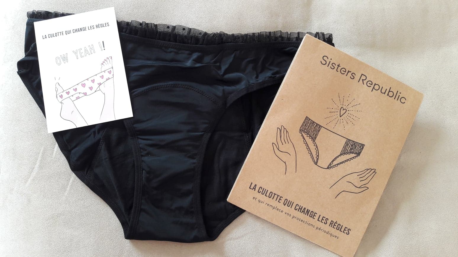 culotte menstruelle sisters republic