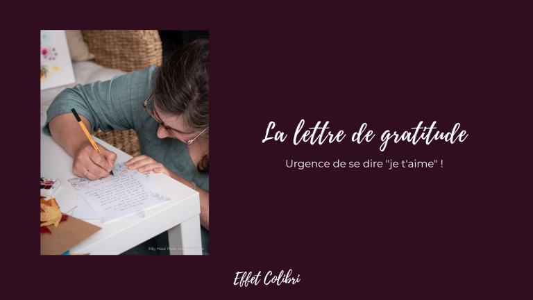 La lettre de gratitude