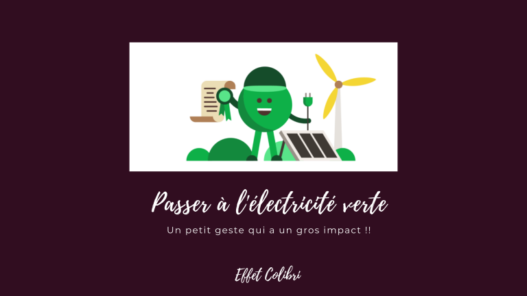 Electricité verte avec Planète oui