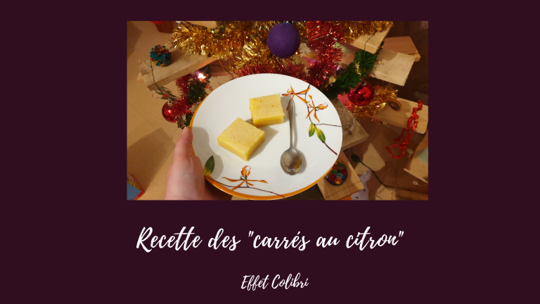 Les carrés au citron !