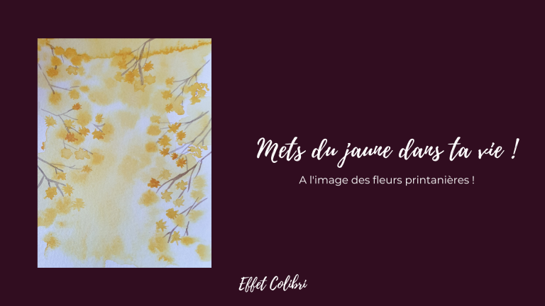 Du jaune au printemps !