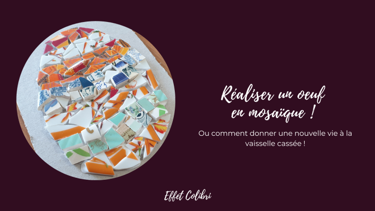 Un oeuf en mosaïque