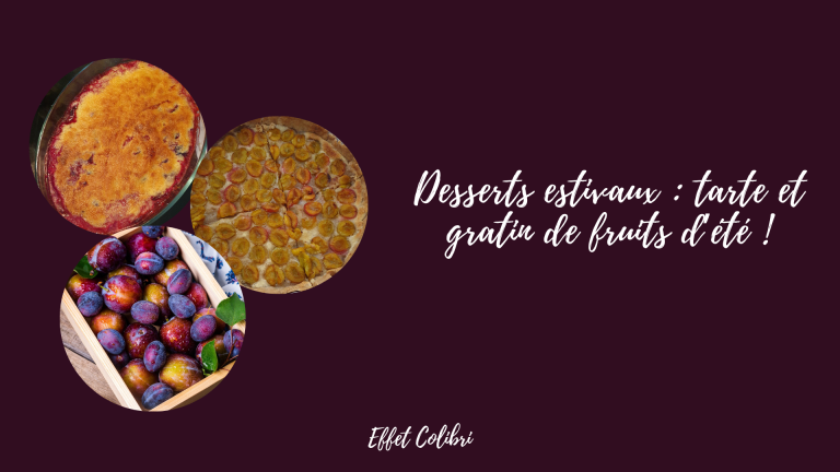 tarte et gratin de prunes