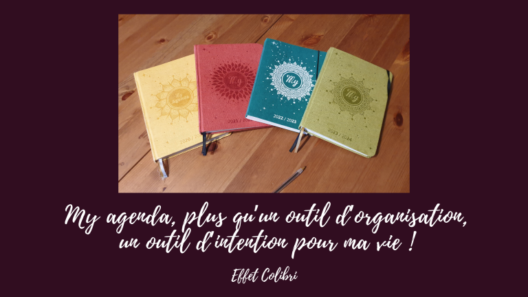 My agenda 365, un outil d&rsquo;intention pour ma vie