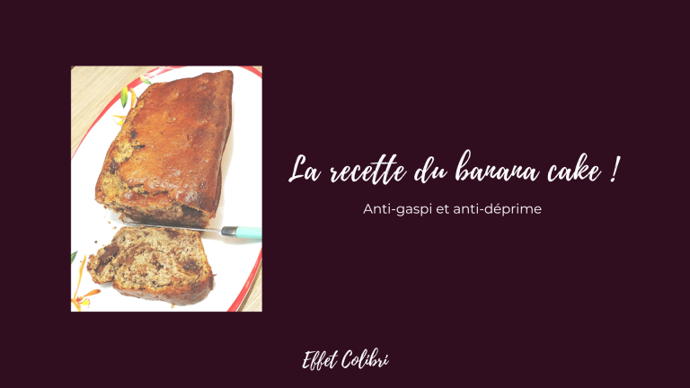 Recette antigaspi : le banana cake