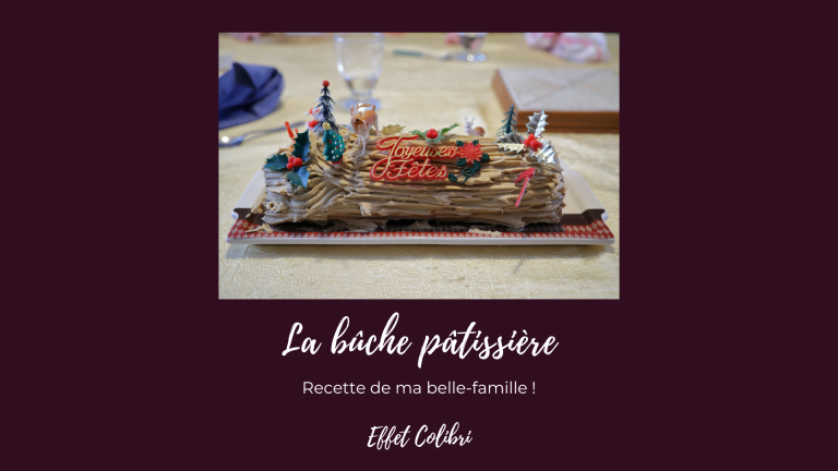 La recette de la bûche pâtissière
