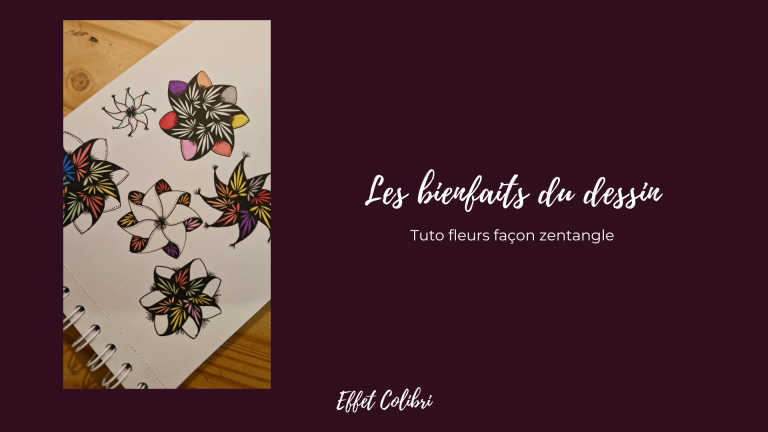 Fleurs à dessiner au feutre